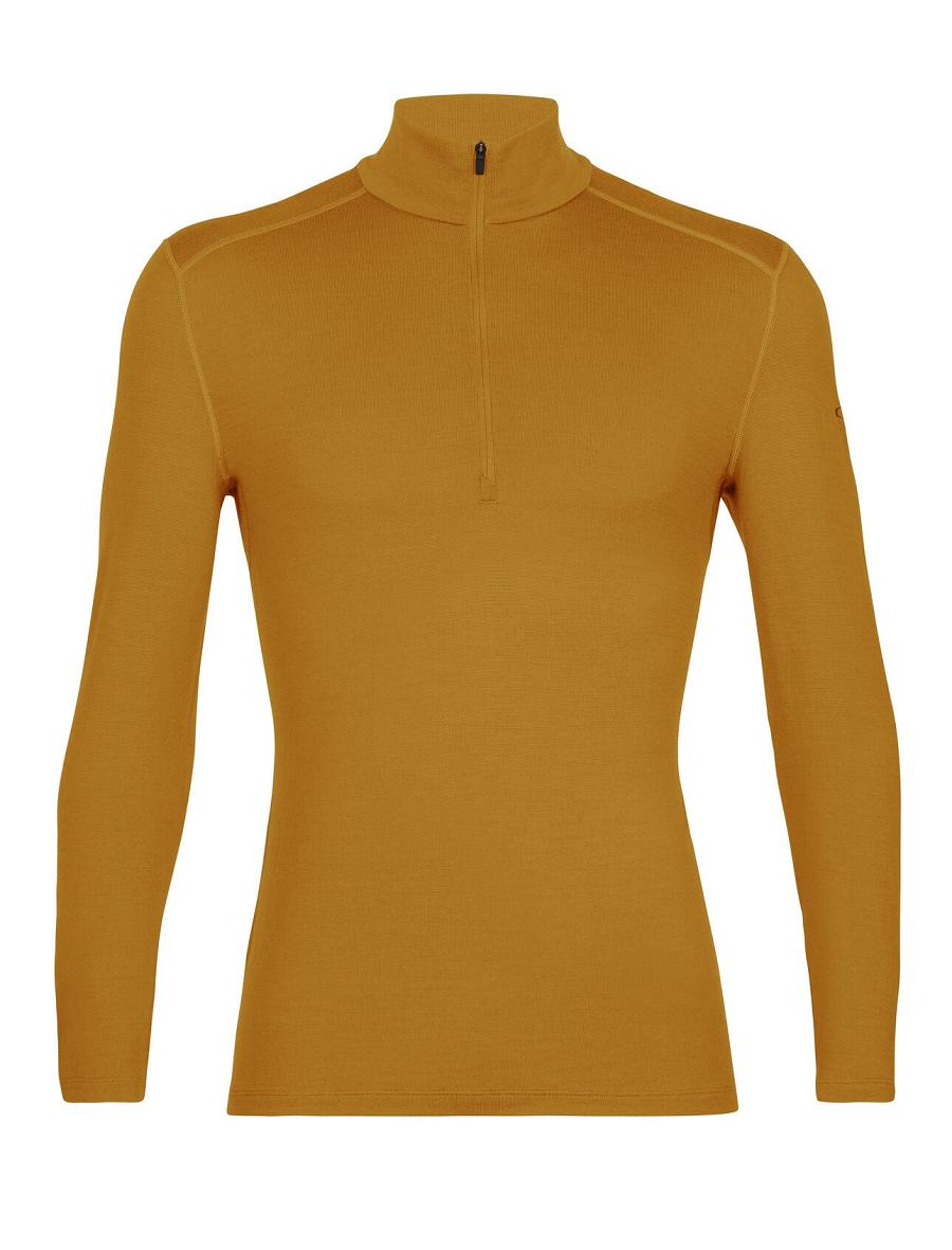 Base Layers Icebreaker Merino 260 Tech Long Sleeve Half Zip Thermal Top Męskie Brązowe | PL 1564SGLO